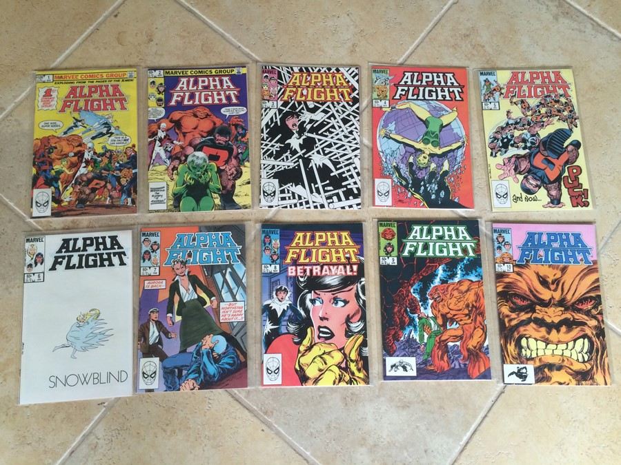 Alpha Flight Comic Books [Photo 1]