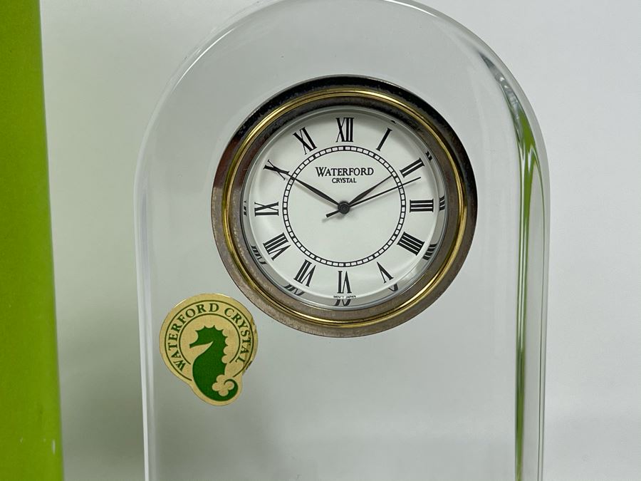 New Waterford Lismore Essence Clock With Box 5.5H [Photo 3]
