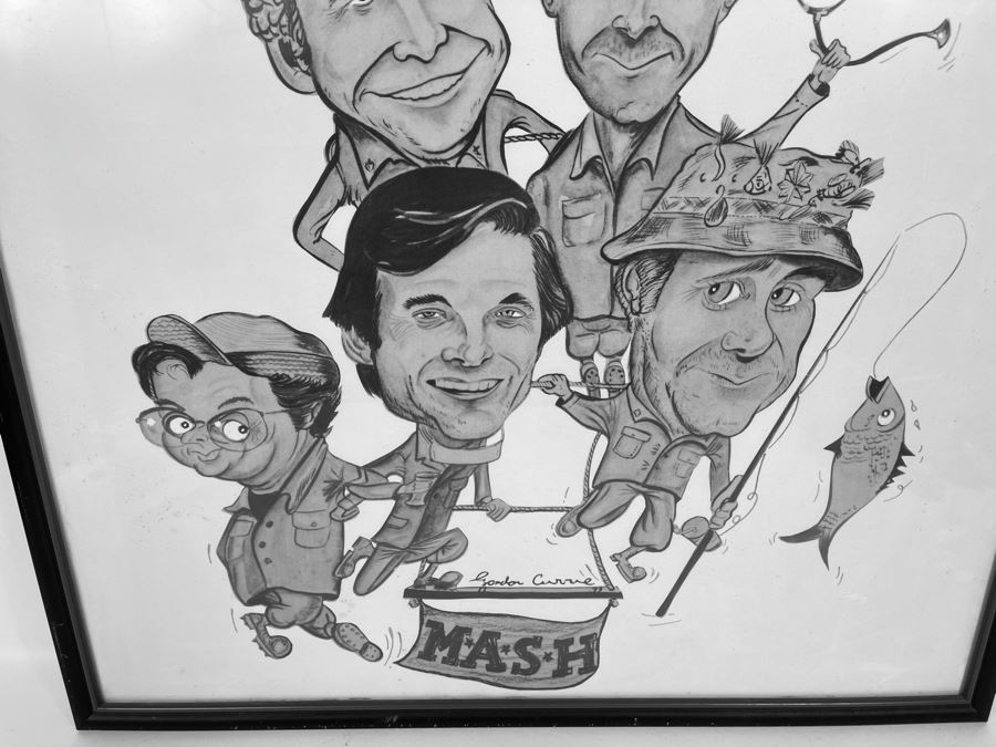 Signed Vintage 1970s TV Series M*A*S*H Framed Print 24 X 36 [Photo 3]