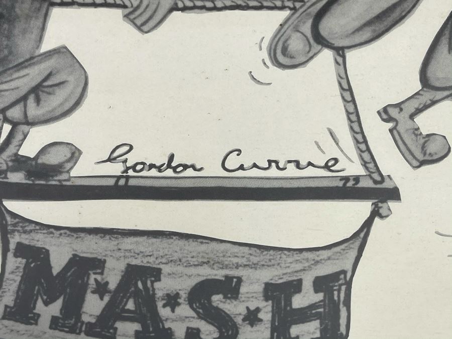 Signed Vintage 1970s TV Series M*A*S*H Framed Print 24 X 36 [Photo 4]