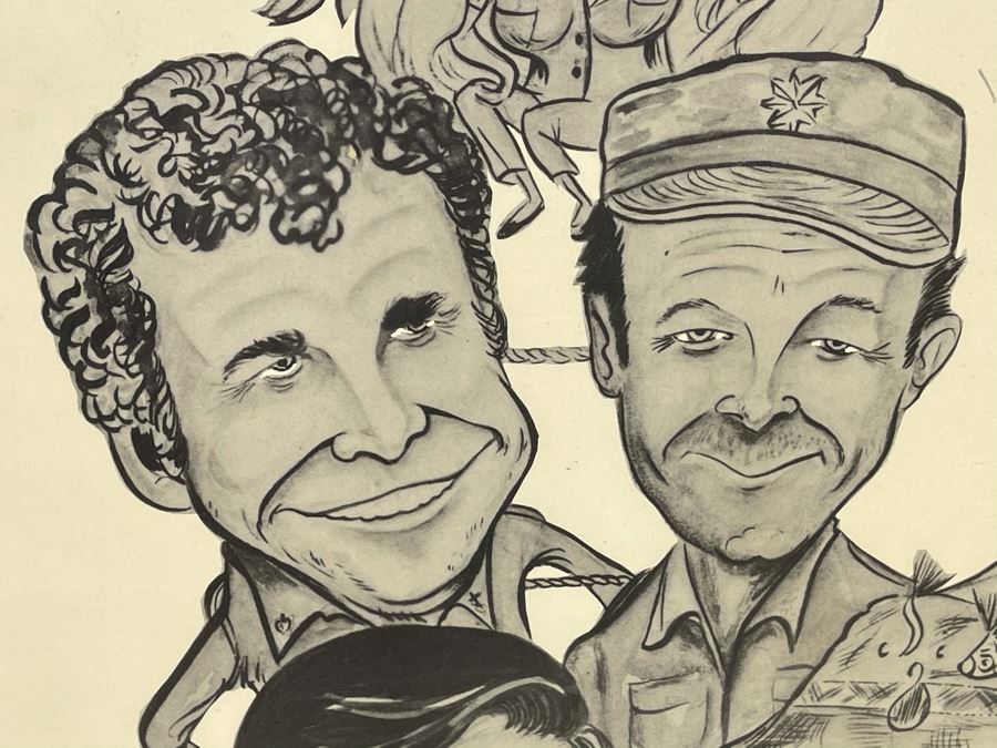 Signed Vintage 1970s TV Series M*A*S*H Framed Print 24 X 36 [Photo 9]