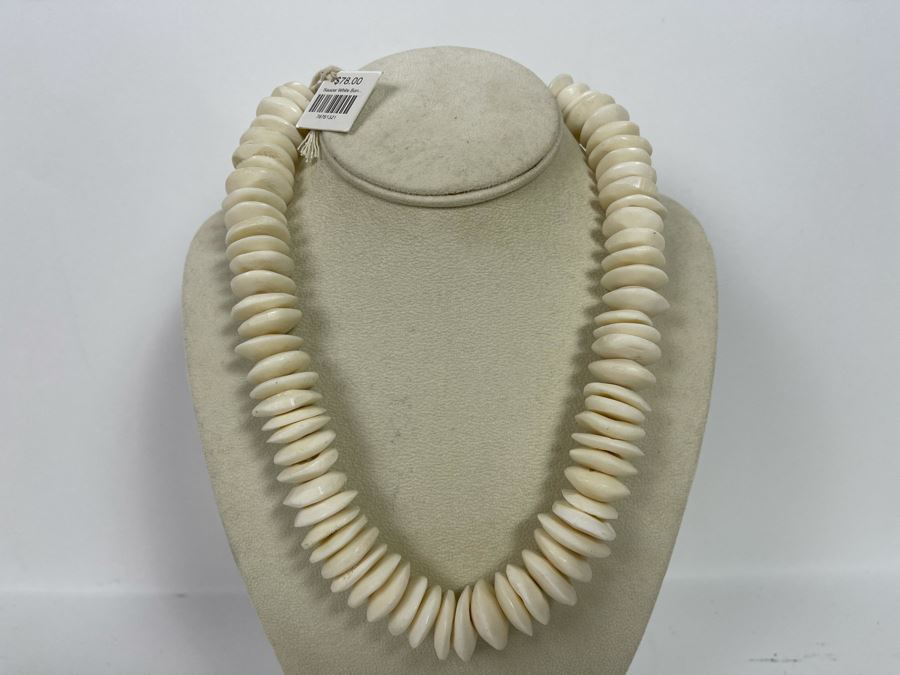 New Bone Beaded Necklace Retails $78 [Photo 2]