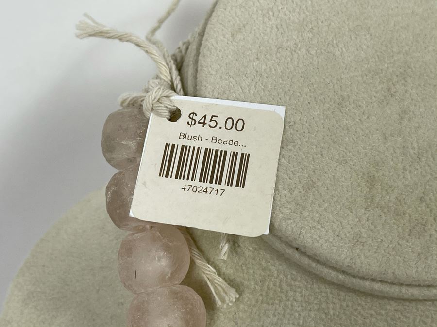 New Blush Beaded Glass Necklace Retails $45 [Photo 4]
