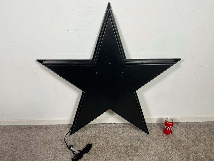 New With Box Rockstar Energy Drink Large LED Lighted Sign With Box And Metal Hanger Hardware 40'W X 38'H [Photo 11]