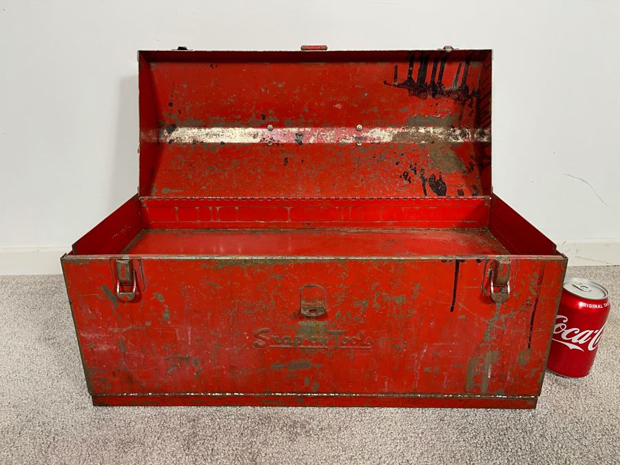 Vintage Snap-On Tools Heavy Duty Red Toolbox 21W X 9D X 12H [Photo 7]