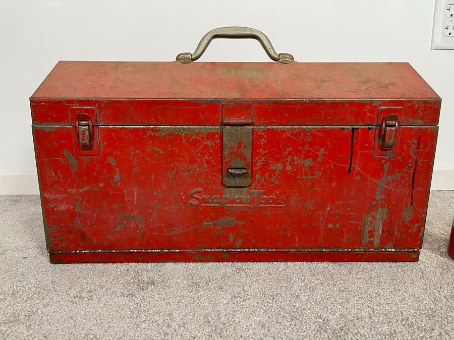 Vintage Snap-On Tools Heavy Duty Red Toolbox 21W X 9D X 12H [Photo 2]