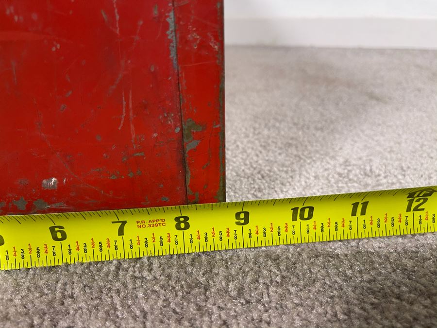 Vintage Snap-On Tools Heavy Duty Red Toolbox 21W X 9D X 12H [Photo 9]
