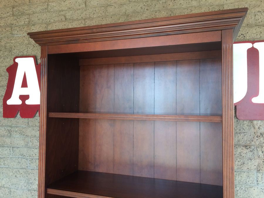 Tall Solid Wood Bookshelf Bookcase by Ballard Designs [Photo 2]