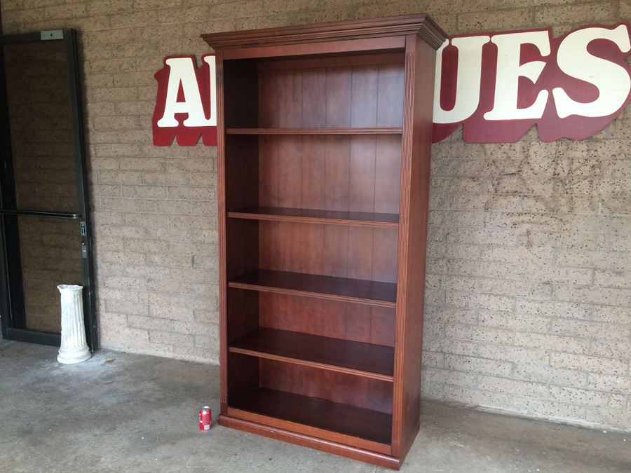 Tall Solid Wood Bookshelf Bookcase by Ballard Designs [Photo 1]