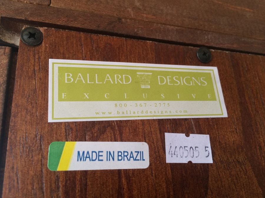 Tall Solid Wood Bookshelf Bookcase by Ballard Designs [Photo 8]