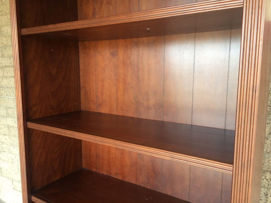 Tall Solid Wood Bookshelf Bookcase by Ballard Designs [Photo 7]