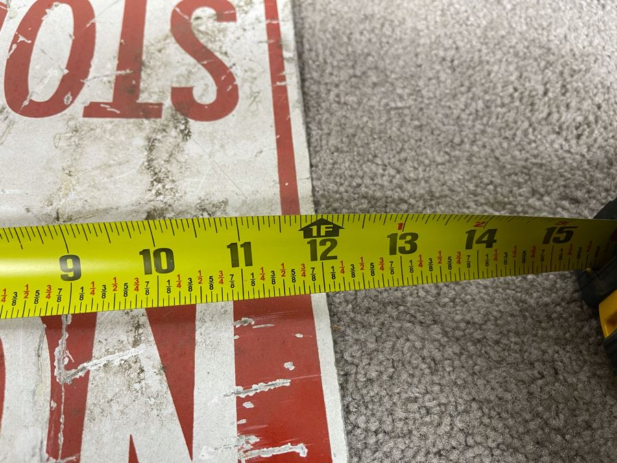 Vintage No Stopping 3 To 6:30PM Metal Road Sign 12W X 18H [Photo 6]