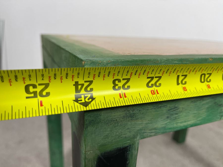 Custom Handpainted Furniture By Artist Jean Klafs Side Table 24L X 18D X 18H [Photo 9]