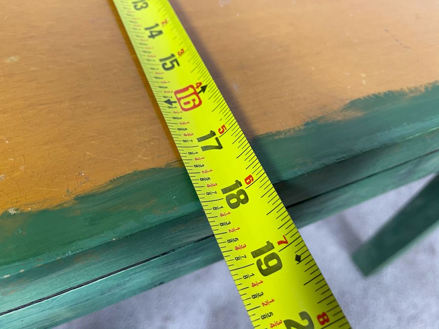 Custom Handpainted Furniture By Artist Jean Klafs Side Table 24L X 18D X 18H [Photo 10]