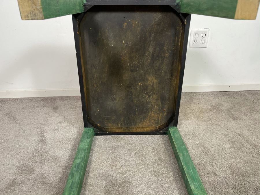 Custom Handpainted Furniture By Artist Jean Klafs Side Table 24L X 18D X 18H [Photo 8]