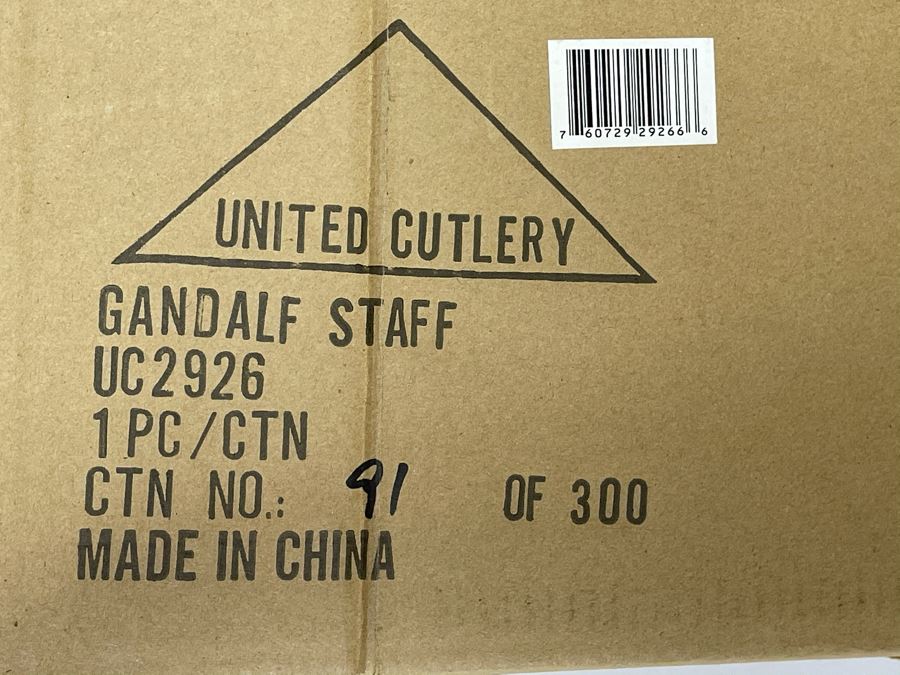 United Cutlery Gandalf Staff UC2926 Reproduction Of Actual Movie Prop From Movie 'The Hobbit: An Unexpected Journey' With Box 73'L Retailed $249 [Photo 9]