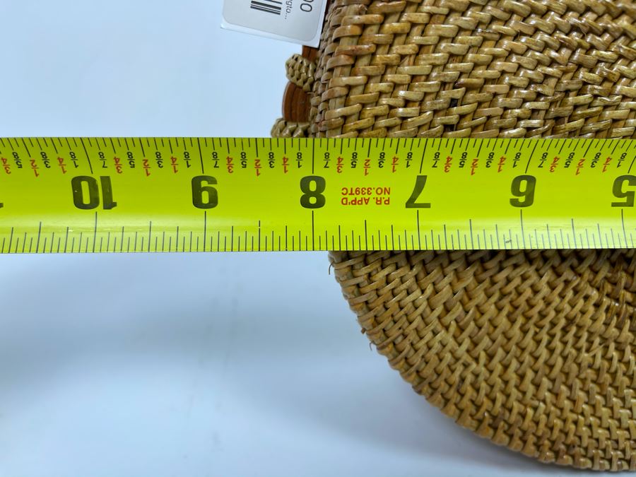 Brown Paddington Woven Handbag 8'R Retails $60 [Photo 6]