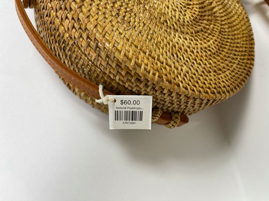 Brown Paddington Woven Handbag 8'R Retails $60 [Photo 3]