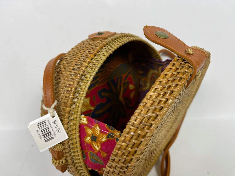 Brown Paddington Woven Handbag 8'R Retails $60 [Photo 5]