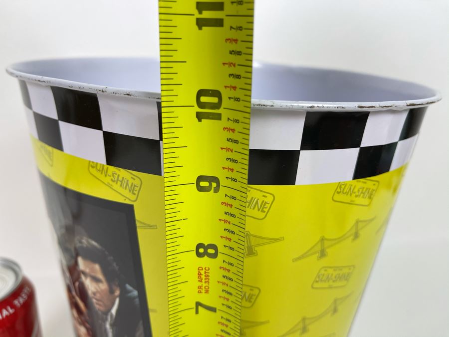 Vintage TV Series TAXI Metal Wastebasket 9W X 10H [Photo 6]