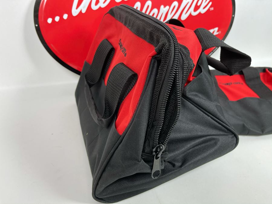 Snap-On Tools Metal Advertising Sign 24 X 15 With Two Snap-On Tools Tool Bags [Photo 6]