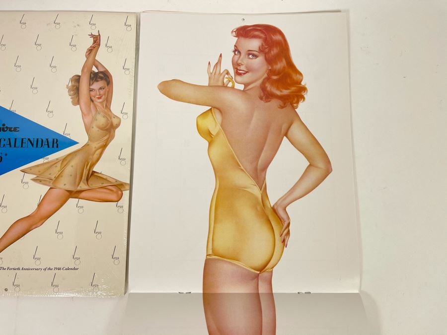 Two Esquire Varga Girl Calendars 1986 (One Is Still Sealed) [Photo 6]