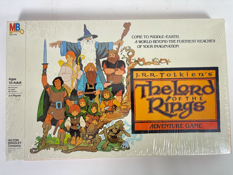 Helm hoed Afrikaanse Sealed Vintage 1979 J.R.R. Tolkien's The Lord Of The Rings Adventure Game  By Milton Bradley MB 4909