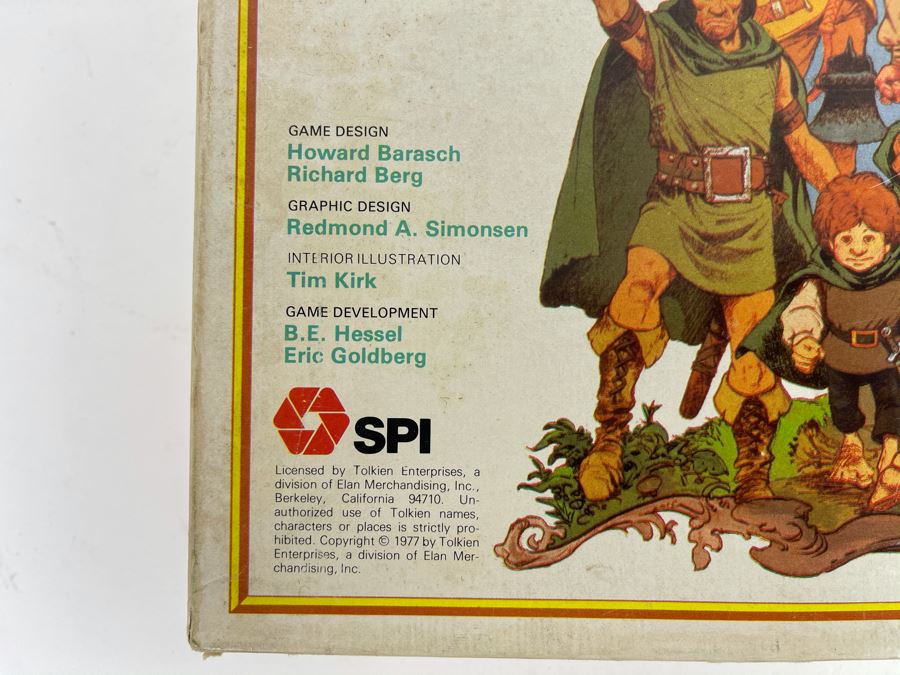 Vintage 1977 SPI War Of The Ring Role Playing Game Based On J.R.R. Tolkien's The Lord Of The Rings [Photo 20]