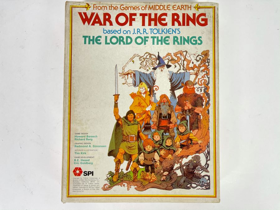 Vintage 1977 SPI War Of The Ring Role Playing Game Based On J.R.R. Tolkien's The Lord Of The Rings [Photo 16]