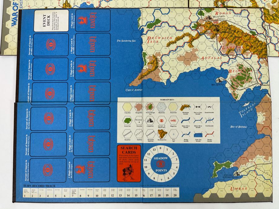 Vintage 1977 SPI War Of The Ring Role Playing Game Based On J.R.R. Tolkien's The Lord Of The Rings [Photo 10]