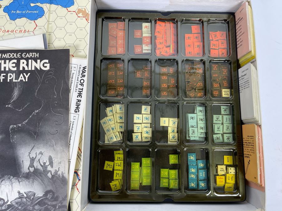 Vintage 1977 SPI War Of The Ring Role Playing Game Based On J.R.R. Tolkien's The Lord Of The Rings [Photo 5]