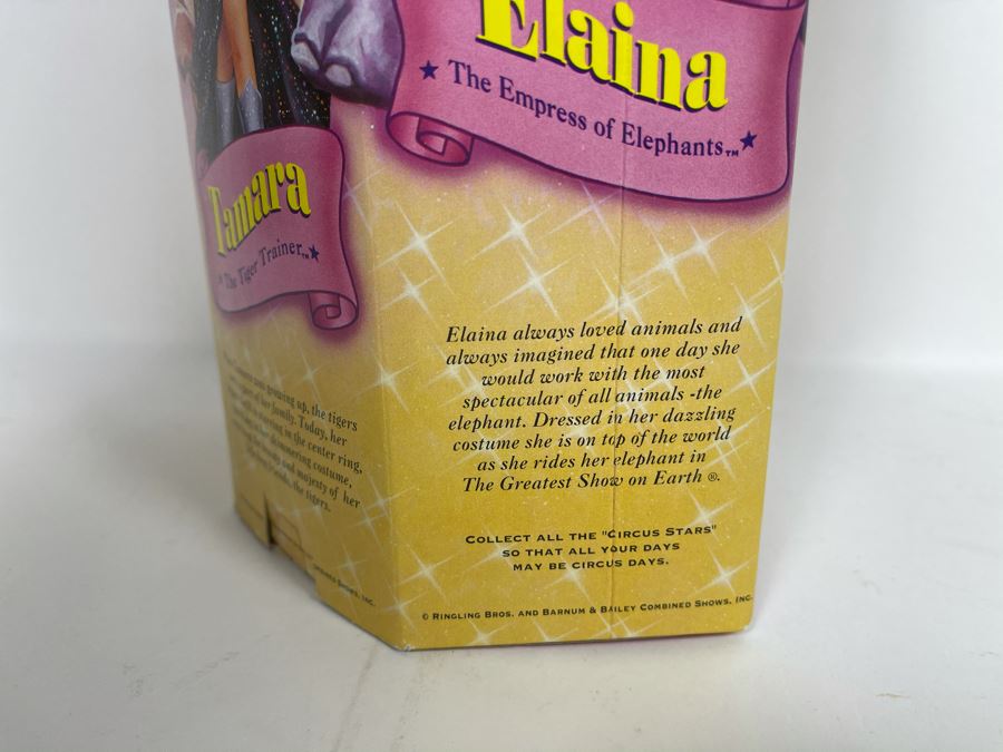 Vintage New Ringling Bros And Barnum & Bailey Circus Circus Stars Action Figure 11.5' Poseable Doll Tamara The Tiger Trainer New In Box [Photo 9]