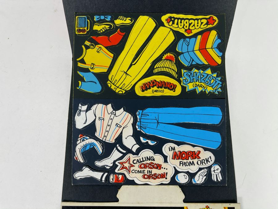 Vintage Unused Mork From Ork Colorforms Stand-Up Play Dress-Up Set Robin Williams [Photo 8]