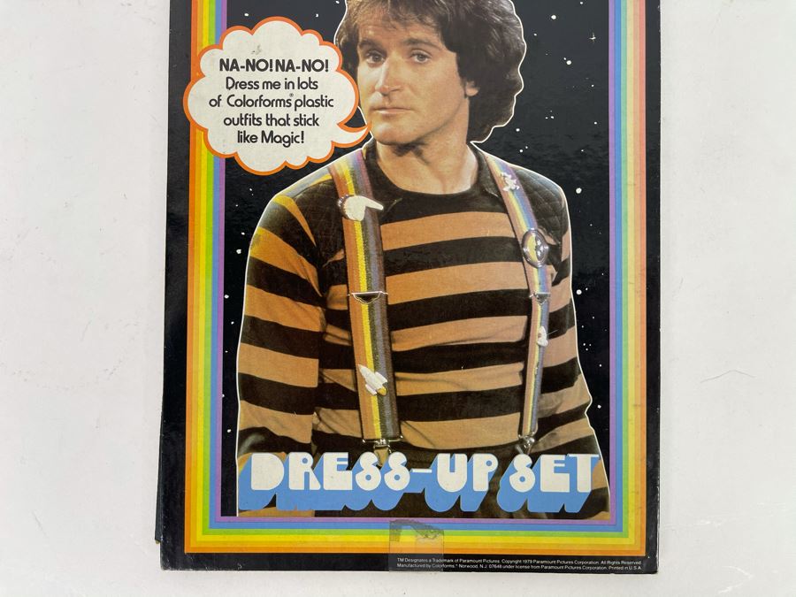 Vintage Unused Mork From Ork Colorforms Stand-Up Play Dress-Up Set Robin Williams [Photo 4]