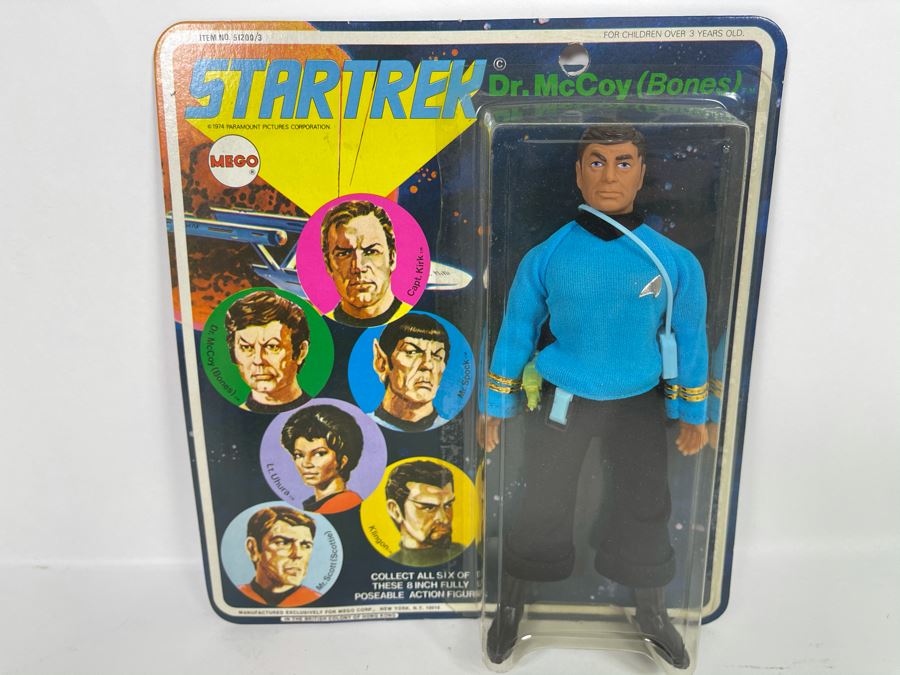 Star newest Trek Dr. McCoy rare original Mego doll 1974