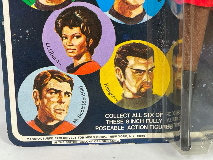 RARE 1974 Original MEGO Star Trek Action Figure Lt. Uhura New Old Stock On Card [Photo 8]