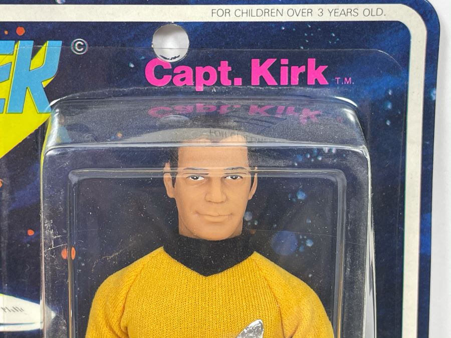 RARE 1974 Original MEGO Star Trek Action Figure Capt. Kirk New Old Stock On Card [Photo 3]