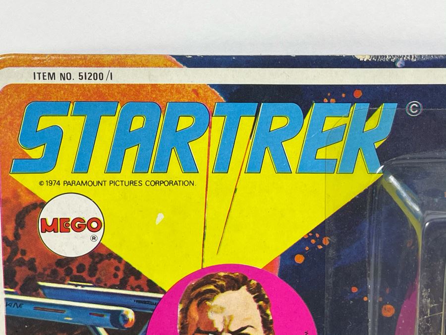 RARE 1974 Original MEGO Star Trek Action Figure Capt. Kirk New Old Stock On Card [Photo 7]