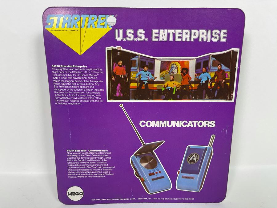 RARE 1974 Original MEGO Star Trek Action Figure Capt. Kirk New Old Stock On Card [Photo 11]