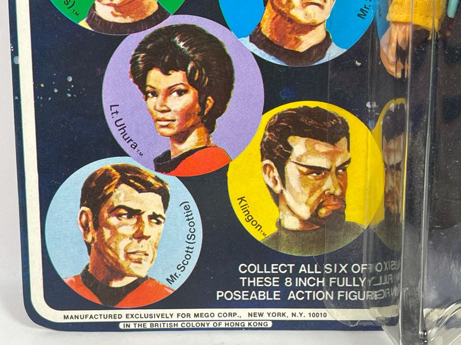 RARE 1974 Original MEGO Star Trek Action Figure Capt. Kirk New Old Stock On Card [Photo 10]