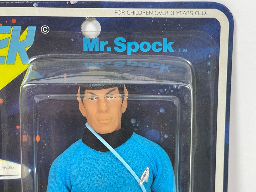RARE 1974 Original MEGO Star Trek Action Figure Mr. Spock New Old Stock On Card [Photo 3]