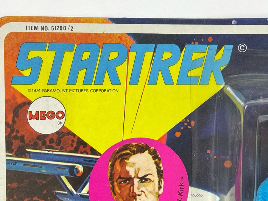 RARE 1974 Original MEGO Star Trek Action Figure Mr. Spock New Old Stock On Card [Photo 8]