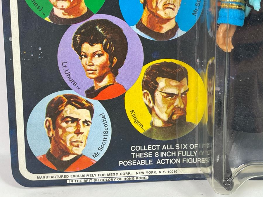RARE 1974 Original MEGO Star Trek Action Figure Mr. Spock New Old Stock On Card [Photo 10]