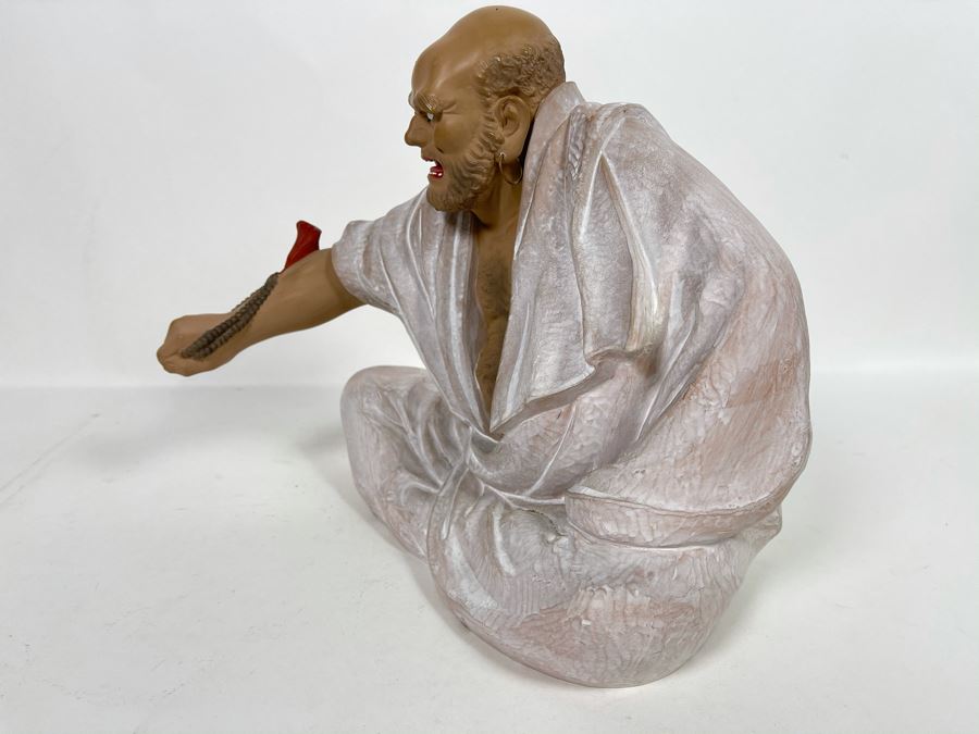Hand-Painted Fighting Monk Figurine Statue 8'W X 10'H [Photo 9]