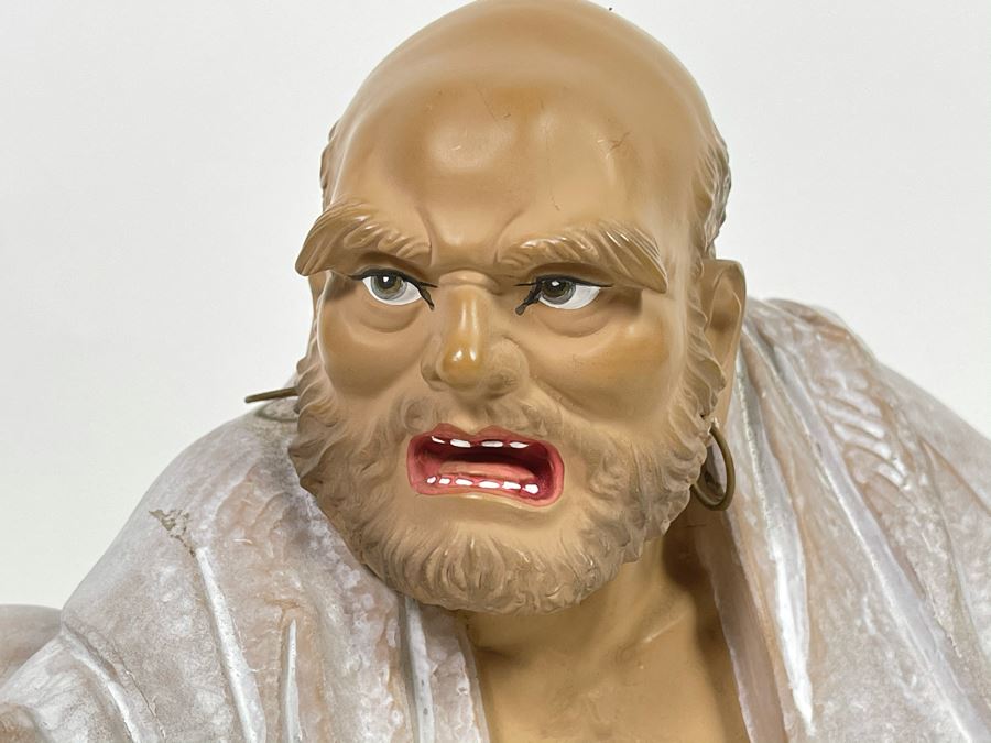 Hand-Painted Fighting Monk Figurine Statue 8'W X 10'H [Photo 3]