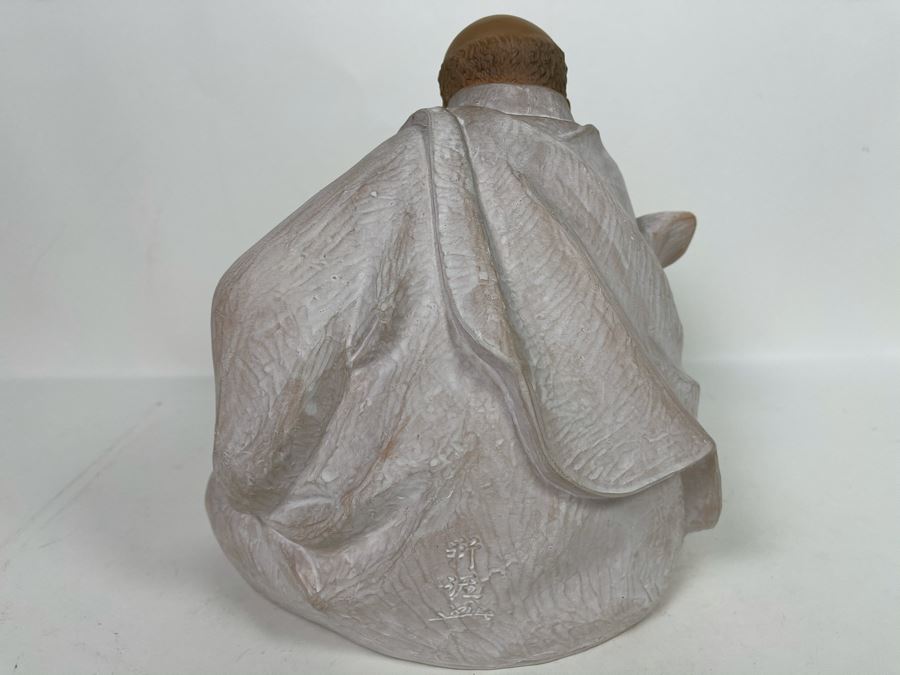 Hand-Painted Fighting Monk Figurine Statue 8'W X 10'H [Photo 8]