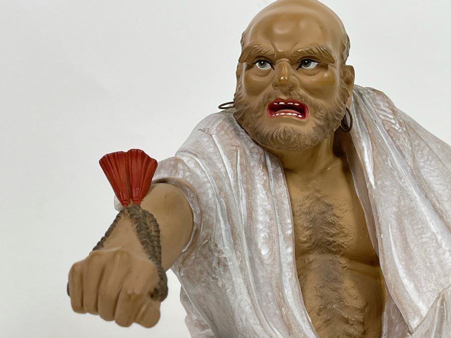 Hand-Painted Fighting Monk Figurine Statue 8'W X 10'H [Photo 4]