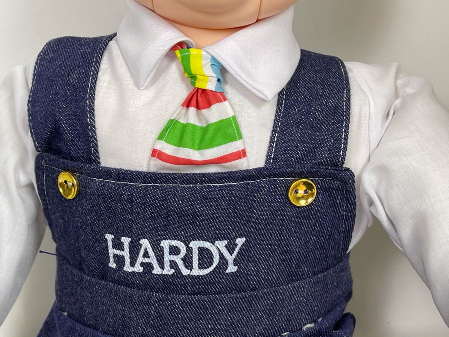 Vintage New Goldberger Ventriloquist Oliver Hardy With Box And Instruction Manual [Photo 4]