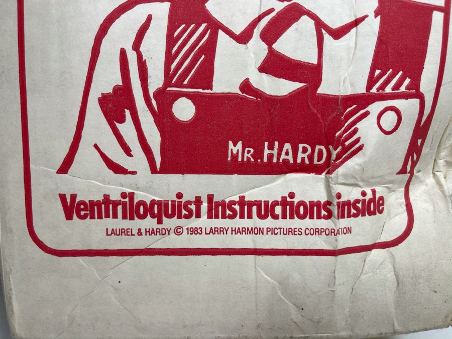Vintage New Goldberger Ventriloquist Oliver Hardy With Box And Instruction Manual [Photo 8]