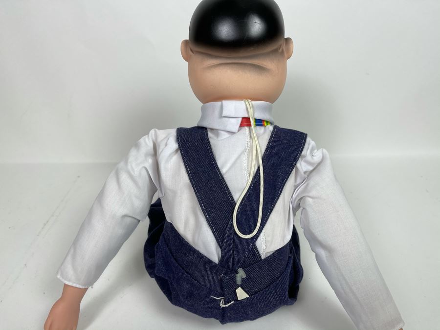 Vintage New Goldberger Ventriloquist Oliver Hardy With Box And Instruction Manual [Photo 12]